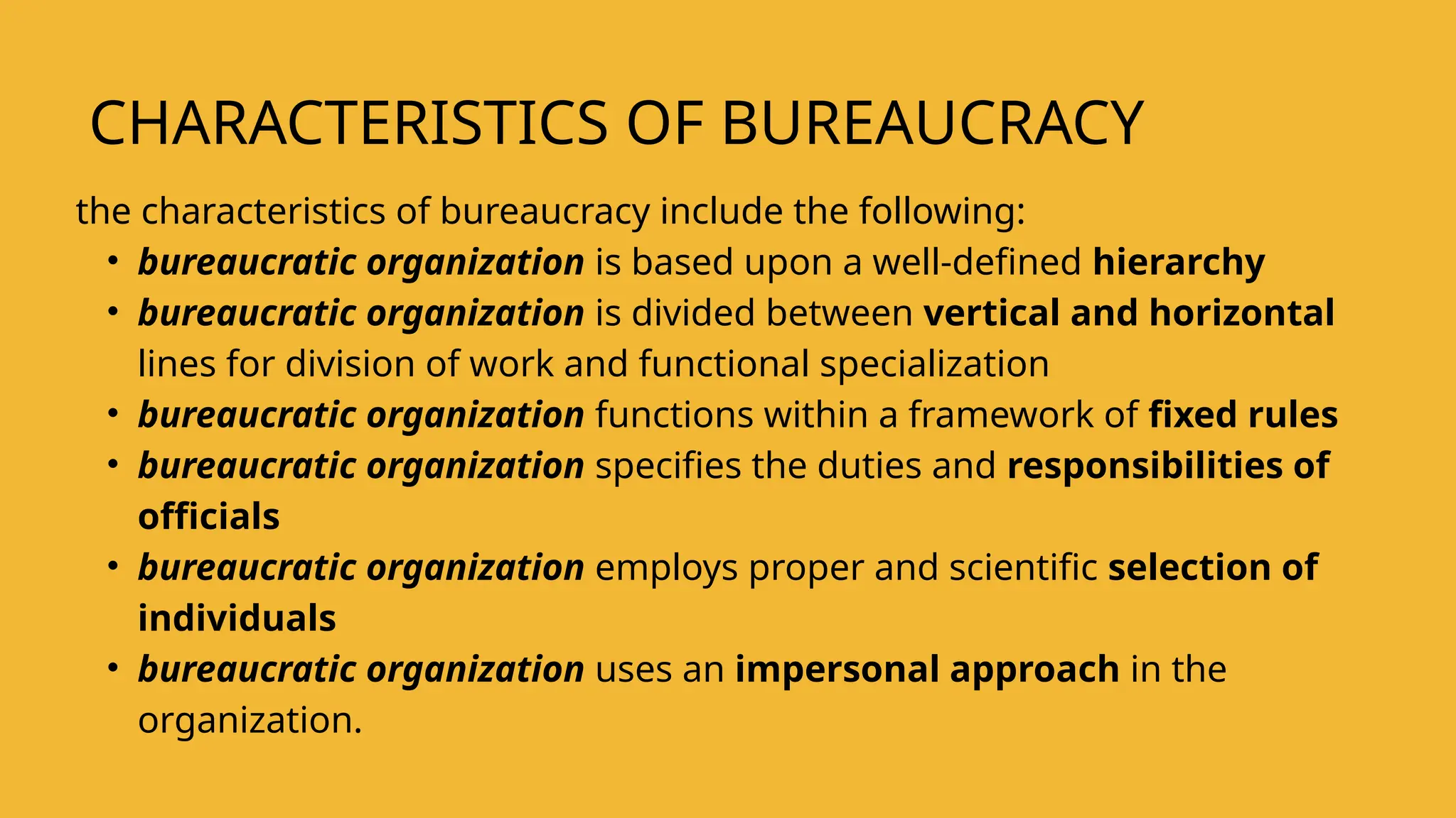 Chapter 3 bureaucracy public administration | PPTX