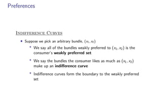Understanding Consumer Preferences: Indifference Curves and Marginal ...