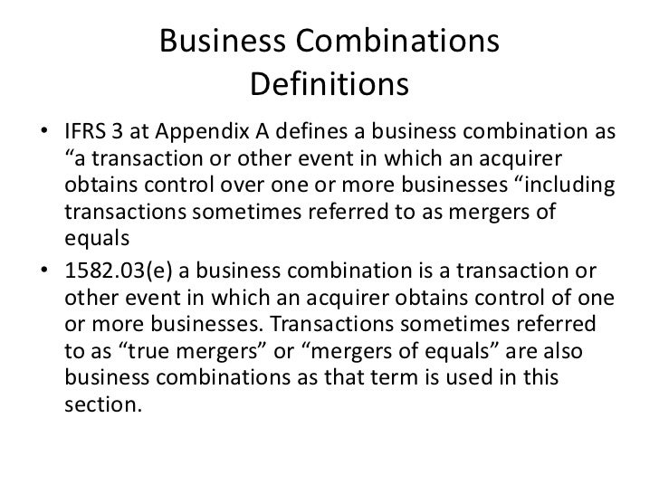 Chapter 3 business combinations