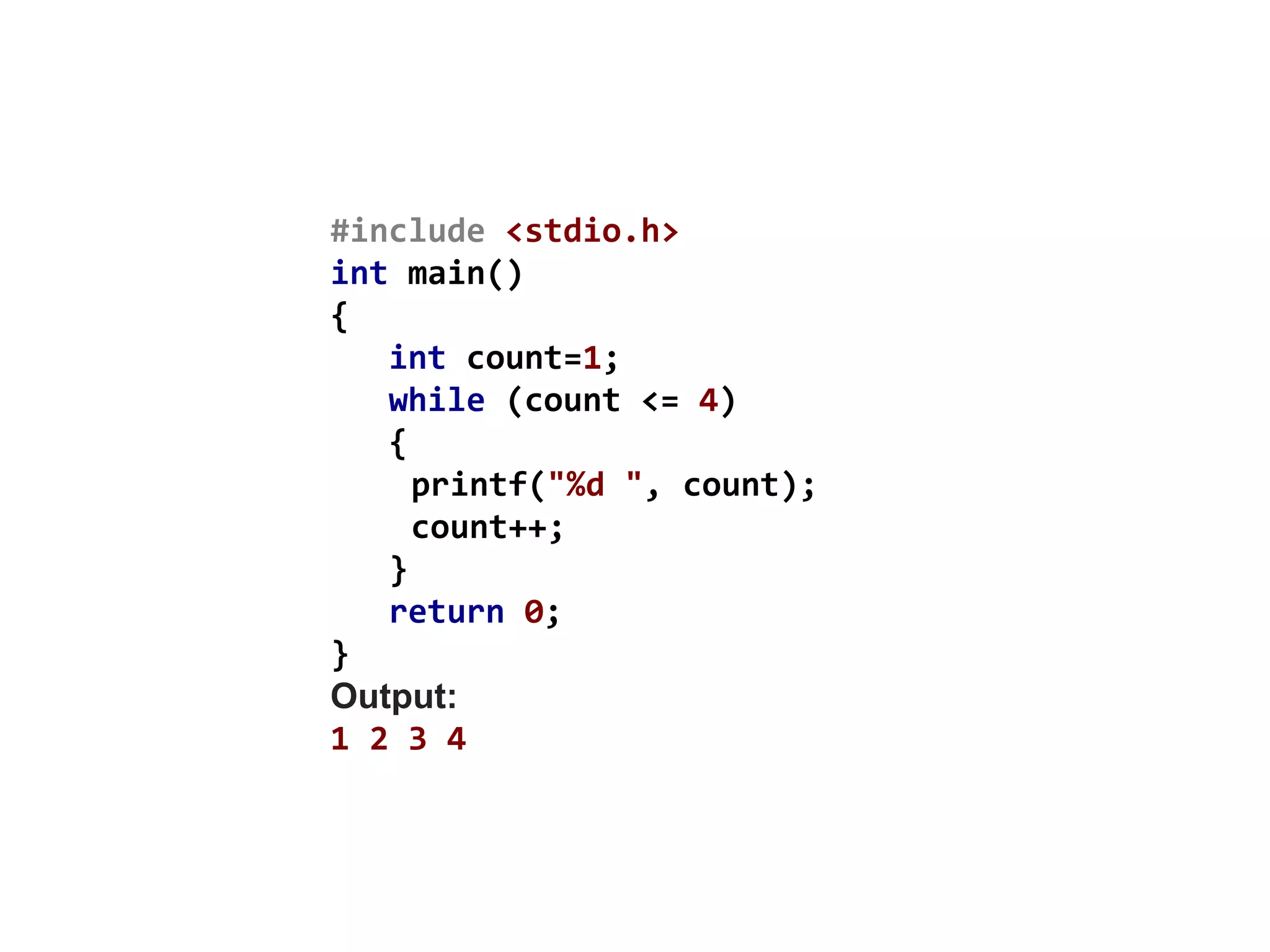 Control Structures in C | PPTX | Programming Languages | Computing