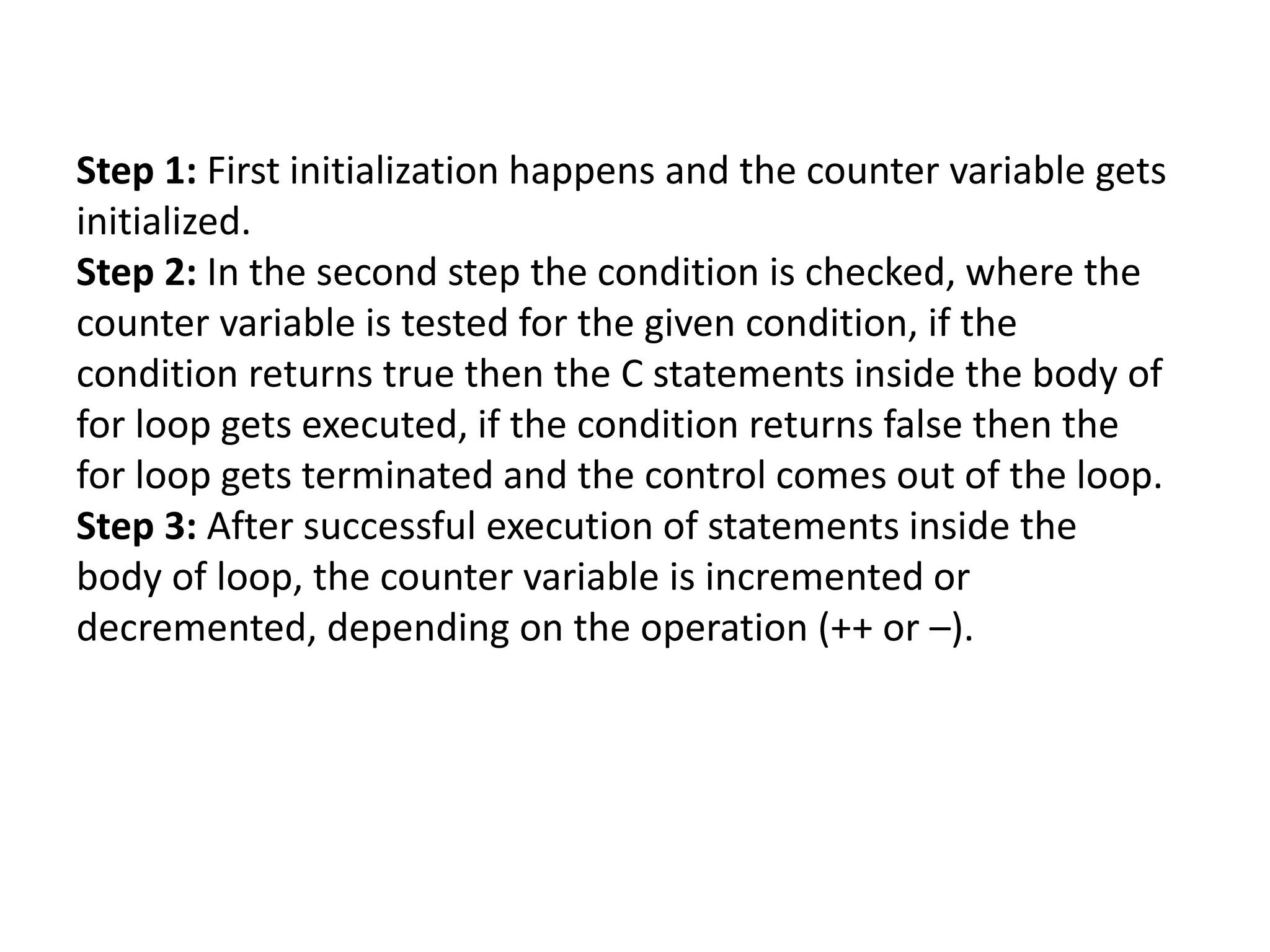 Control Structures in C | PPTX