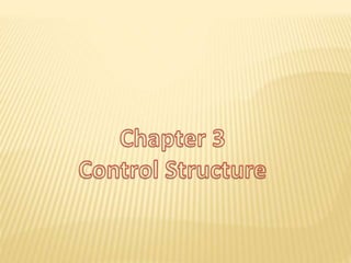Control Structures in C | PPT