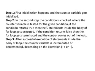 Control Structures in C | PPTX