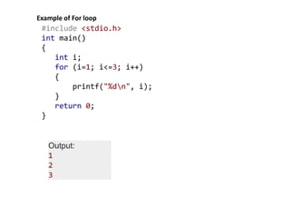 Control Structures in C | PPTX