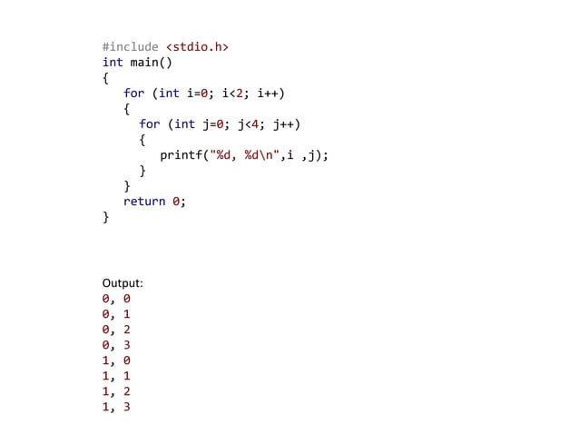 Control Structures in C | PPTX | Programming Languages | Computing