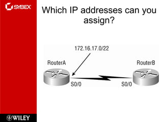 Which IP addresses can you assign? 