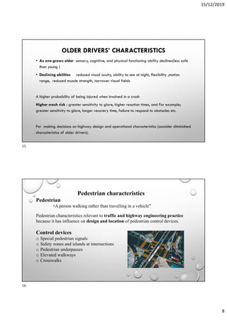 Chapter 3 characteristics of highway components | PDF