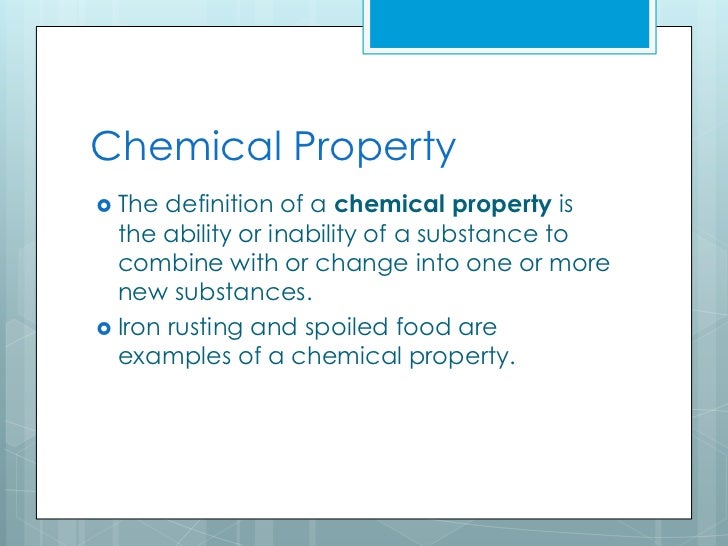 Chemistry Definition Chemical Property Chemistry Definition Chemical Property