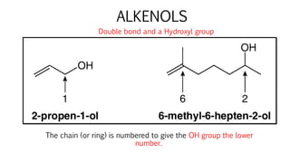 Alkenol Examples CHAPTER 3 CHM 258 - Introduction to Organic Chemistry. Alkenes and ...