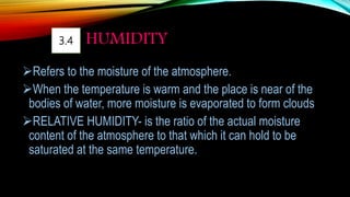 Humidity Sentence Chapter 3 (climate) | PPTX