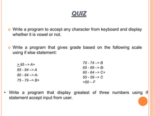 Chapter 3 Conditional Statements&Looping (1).pptx