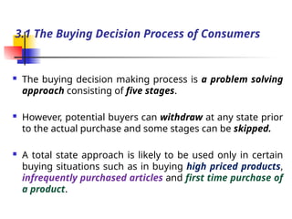 Chapter 3 Consumer buying behaviour pptx | PPTX
