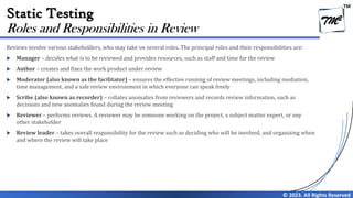 Chapter 3 - Static Testing (Review) V4.0 | PDF
