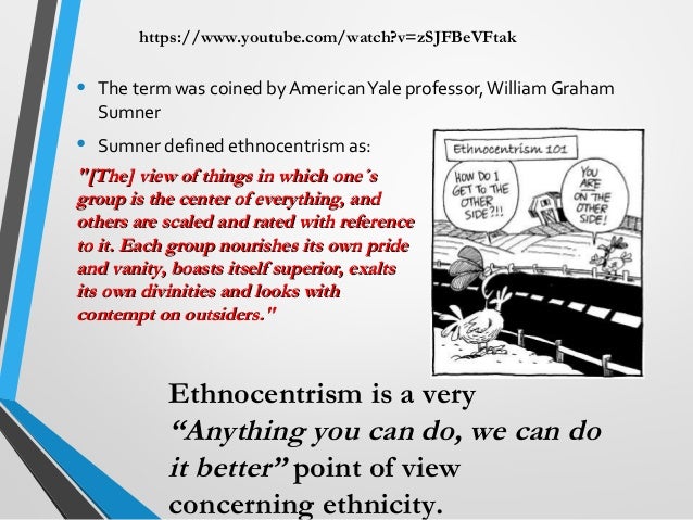 how does ethnocentricity distort one s view of other cultures This reification of culture – making it into something concrete – leads to erroneous beliefs such as “some people have more culture than others” or “there is no american culture because this nation is a melting pot of other cultures”. how does ethnocentricity distort one s view of other cultures This reification of culture – making it into something concrete – leads to erroneous beliefs such as “some people have more culture than others” or “there is no american culture because this nation is a melting pot of other cultures”.
