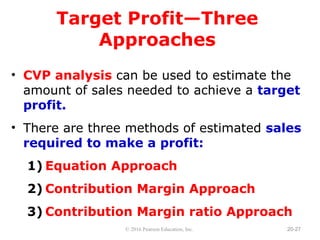 Chapter 3 CVP Analysis.ppt Cost volume Profit | PPT