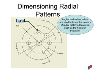 Radii Pattern Chapter 3 explanation for Dimensioning.ppt