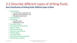 Dextrid Drilling fluids | PPTX