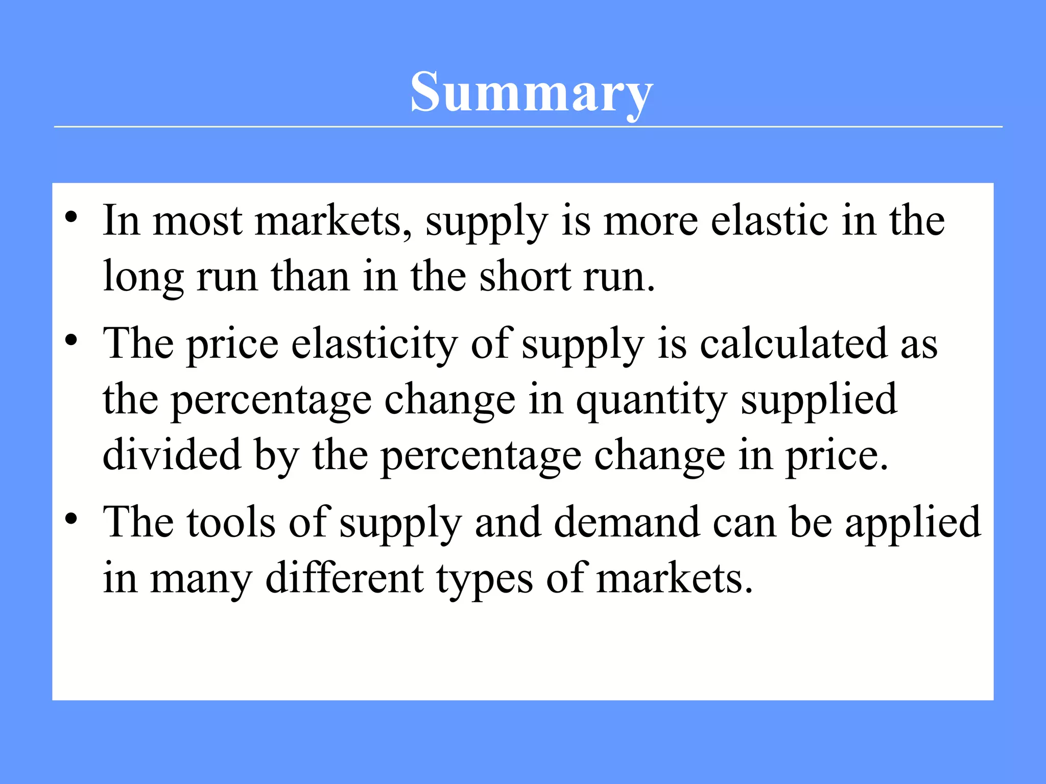 Chapter 3 elasticity for economics | PPT