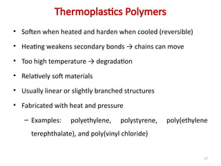 Chapter 3 structures, properties, applications, and processing of ...