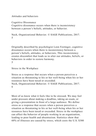 Chapter 3 Emotions, Attitudes, and Stress1Attitudes.docx