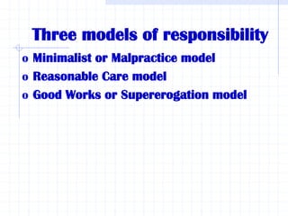 Responsibility Model Example Chapter 3 Engineering Responsibility.ppt