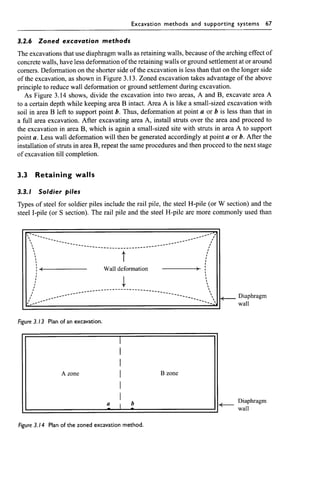 Chapter 3  excavation methods and lateral supporting systems