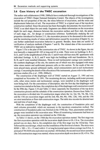 Chapter 3  excavation methods and lateral supporting systems