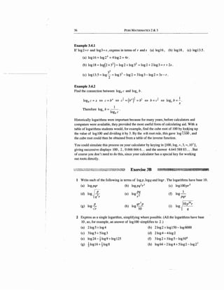 Chapter 3 exponential and logarithmic functions | PDF