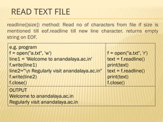 Chapter 3 File Handling.pptx its impotent | PPTX
