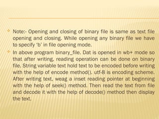 Chapter 3 File Handling.pptx its impotent | PPTX