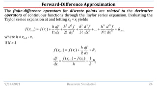 Chapter 3 finite difference calculus (temporarily) | PPT
