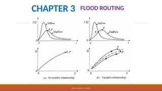 Comprehensive Flood Routing Techniques in Hydrology and Engineering | PPTX