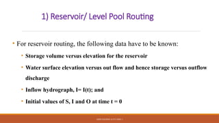 Comprehensive Flood Routing Techniques in Hydrology and Engineering | PPTX
