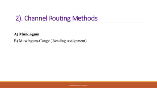 Comprehensive Flood Routing Techniques in Hydrology and Engineering | PPTX
