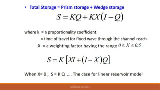 Comprehensive Flood Routing Techniques in Hydrology and Engineering | PPTX