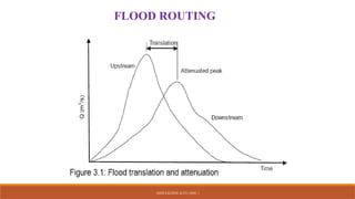 Comprehensive Flood Routing Techniques in Hydrology and Engineering | PPTX