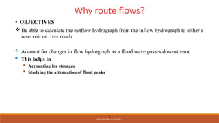 Comprehensive Flood Routing Techniques in Hydrology and Engineering | PPTX