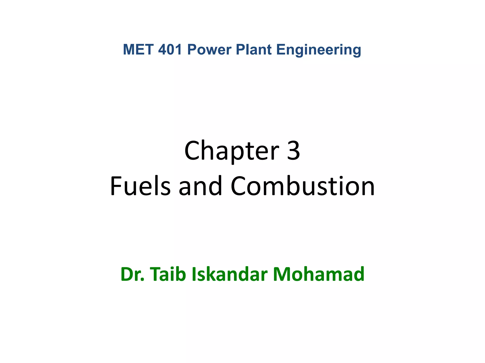 MET 401 Chapter 3 PPT