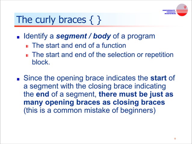 Fundamental of C Programming Language and Basic Input/Output Function | PPT