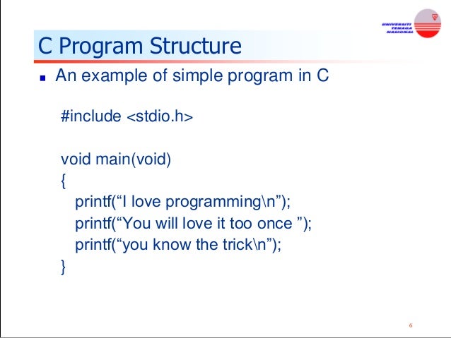 Fundamental of C Programming Language and Basic Input/Output Functi…