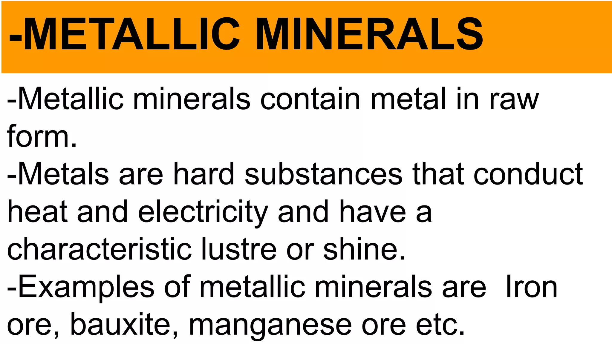 Class 8 Chapter 3 minerals and power resources geography slide show | PDF