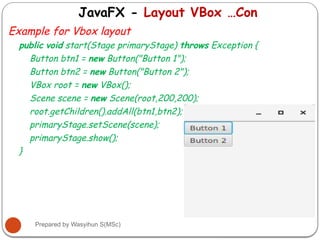 Javafx Vbox Clip Chapter 3 GUI using JAVAFX (1)lecture note.pptx