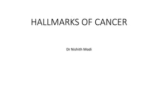 Chapter 3 Hallmarks Of Cancer