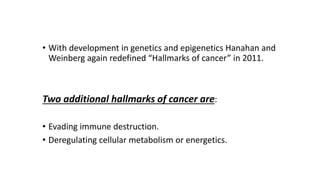 Chapter 3 Hallmarks Of Cancer