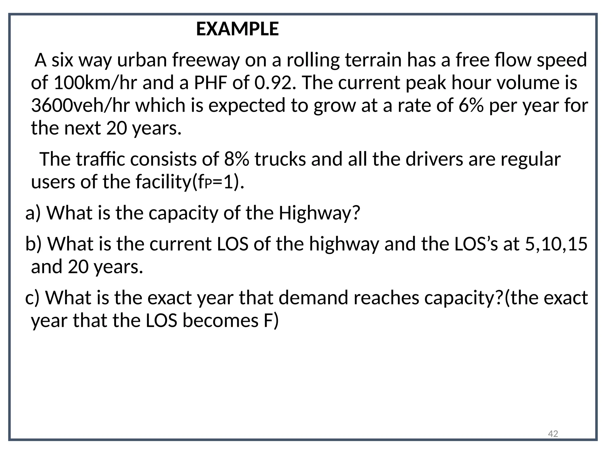 Chapter3 Highway Capacity and Level Of Service.pptx