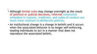 Chapter 3 institutional change.pptx YADN | PPTX