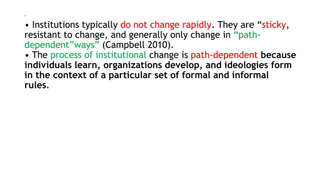 Chapter 3 institutional change.pptx YADN | PPTX