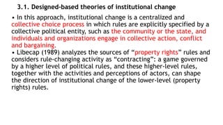Chapter 3 institutional change.pptx YADN | PPTX