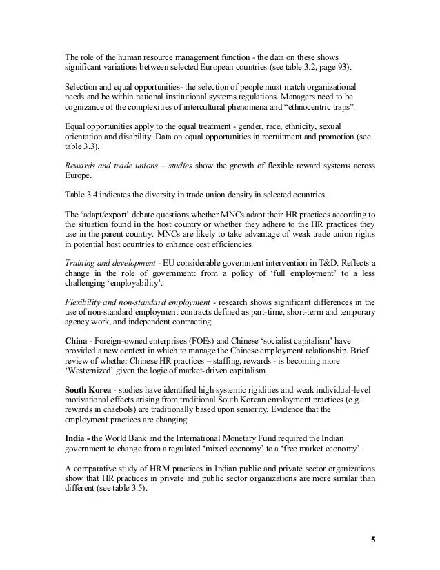 Term paper in management