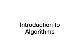 Introduction to
Algorithms
 